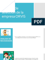 Proceso de Selección de La Empresa ORVIS
