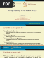 Interoperability in Internet of Things: Dr. Sudip Misra