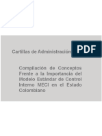 Cartillas de Administración Pública - Compilación de Conceptos Frente a la Importancia del Modelo Estándar de Control Interno MECI en el Estado Colombiano.pdf