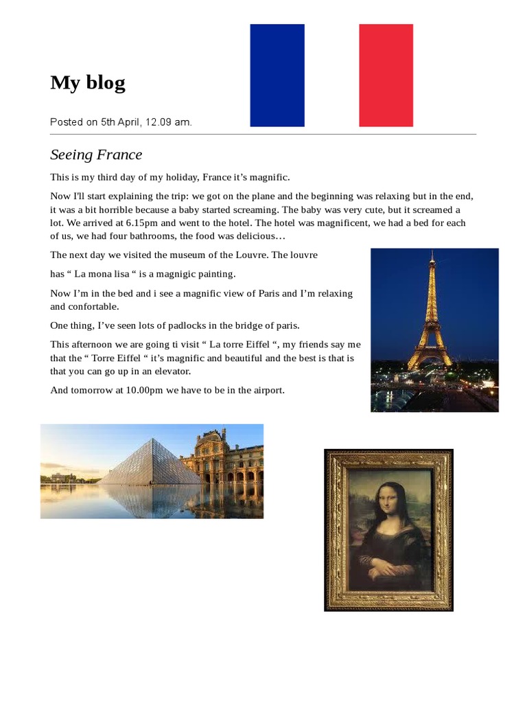 France Travel Diary | PDF