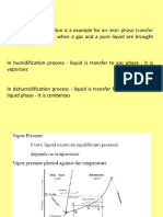 Humidification:: Inter Phase Transfer of Mass and Energy