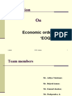 Presentation On: Economic Order Quantity EOQ'