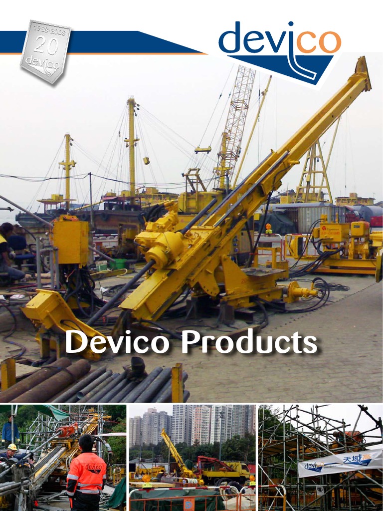 86 Devico ProdBrochure - 2008 | PDF | Surveying | Drilling