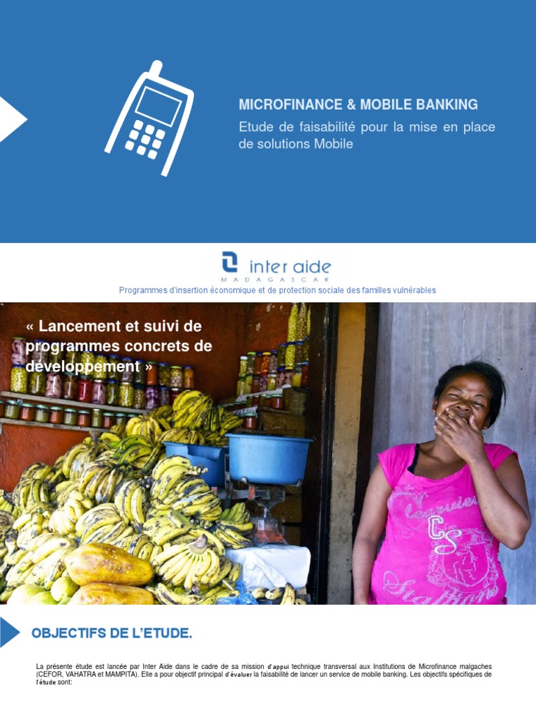 Mobile Banking PDF | PDF | La microfinance | Téléphones portables