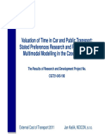 5-Kasik-Valuation of Time in Car and Public Transport