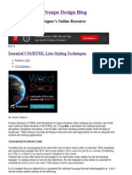 HTML Lists Styling Techniques - Noupe Design Blog
