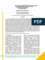 Hub Antara Faktor Sosiodemografi Dengan Potensi Kejadian Depresi Maternal PD Ibu Hamil Di Puskesmas Pampang