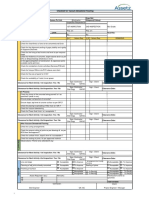 Checklist For VDF Works