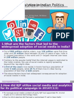 Social Media Analytics in Indian Politics: Group 4