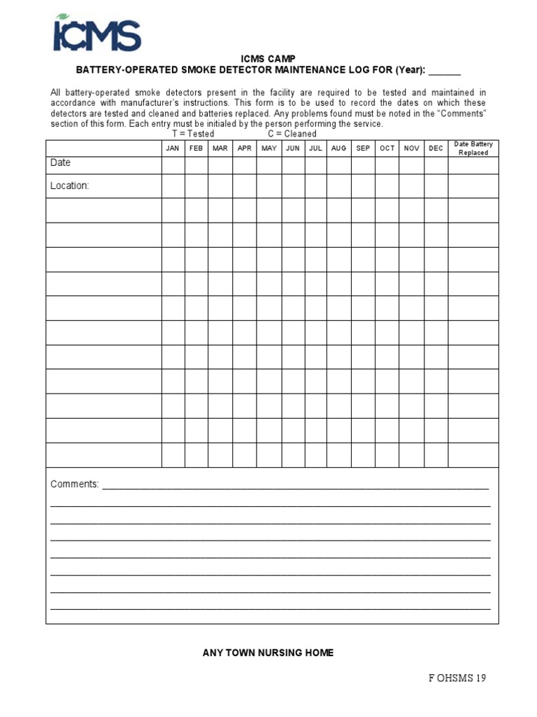 battery-operated-smoke-detector-maintenance-log-pdf-nature
