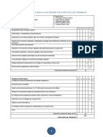 Rúbrica para Evaluar Los Proyectos - Autoevaluación de Grupo