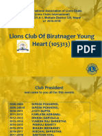 Lions Clubs International District 325 A 1, Multiple District 325, Nepal LY 2018-2019 Young Heart