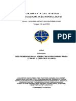 Dok. Kualifikasi DED JEMBATAN KSPN DANAU TOBA TAHAP 1 (Seleksi Ulang)