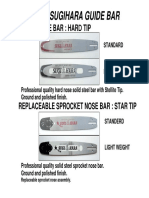 The Diatop Sugihara Guide Bar: Hard Nose Bar: Har Tip