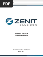 Zenit Blue Box Software Manual: Ag Centrum