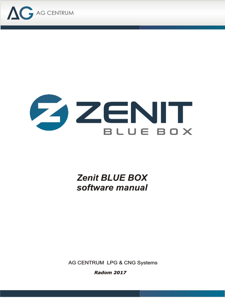 Zenit Blue Box Software Manual Ag Centrum PDF Fuel Injection