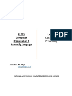 EL213 Computer Organization & Assembly Language Lab 08: Conditional Processing