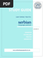 Study Guide: Learn Serbian. Have Fun