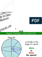 Form 4 64. Latitudes and Longitudes