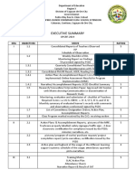 Executive Summary: KRA Objectives Movs Rating