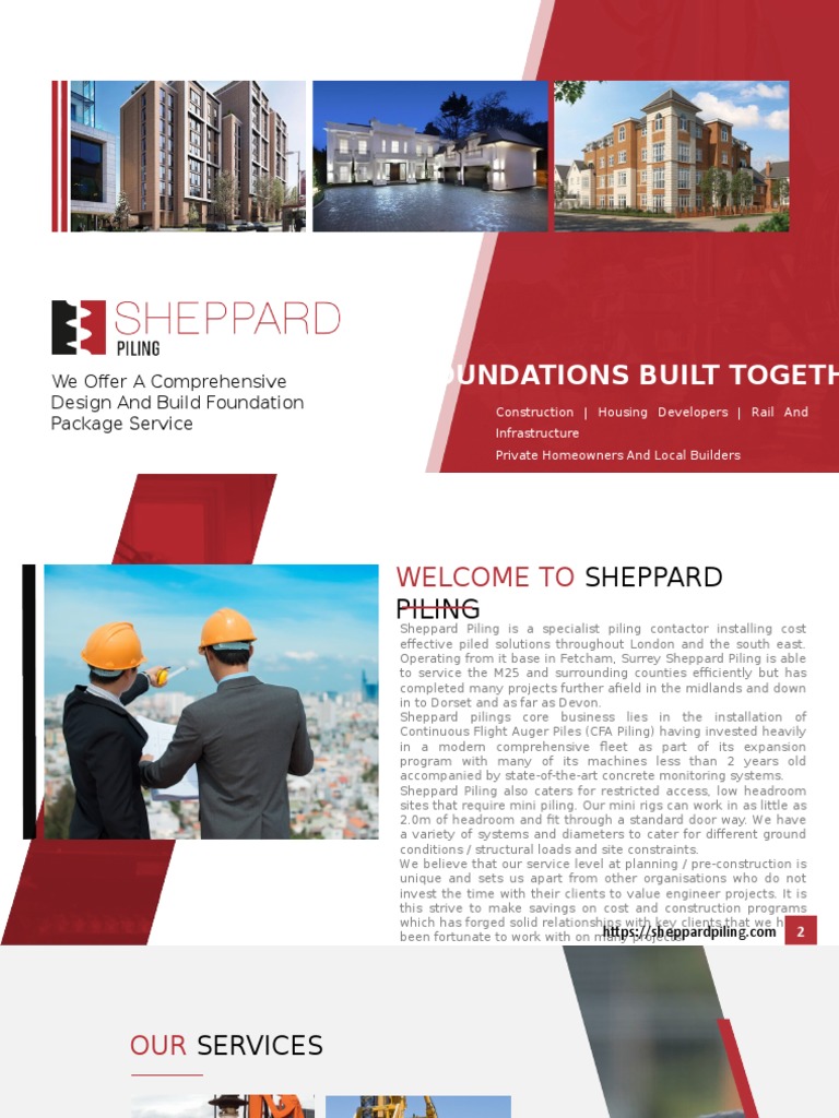 Sheppard Piling - Piling Contractor | PDF | Deep Foundation ...