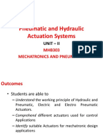 Pneumatic and Hydraulic Actuation Systems-UNITII