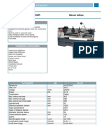 FTX-1000X410-TO DCR Bench Lathes: Description