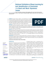 Multi-Institutional Validation of Deep Learning for Pretreatment Identiﬁcation of Extranodal Extension in HNSCC.pdf