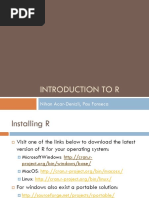 Introduction To R: Nihan Acar-Denizli, Pau Fonseca