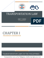 Transportation Law: Aejay V. Barias