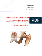 Geriatrie-Aparat Locomotor, Osteoporoza