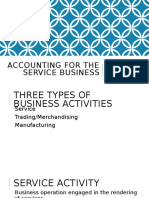 Chapter 2 Accounting For The Service Business