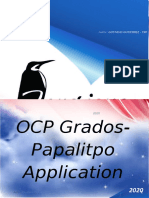 OCP GRADOS APPLICATION