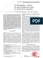 Diabetic Retinopathy - Feature Extraction and Classification Using Adaptive Super Pixel Algorithm