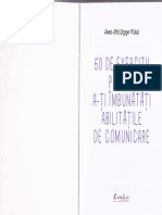 50 de Exercitii Pentru A-Ti Imbunatati Abilitatile de Comunicare - Jean-Philippe Vidal PDF