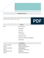 Null Resume Format5 PDF