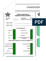 GTH-F-015 Formato Tarjeta Reporte Observacion Del Entorno V02
