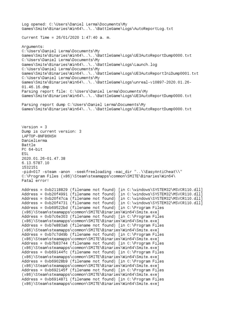 Autoreportlog Utility Software Computing Platforms