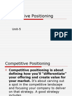 Competitive Positioning