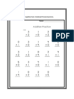 Addition: Draw Lines and Add Skills Developed-Language/ Cognitive/ Socio-Emotional/ Personal Awareness