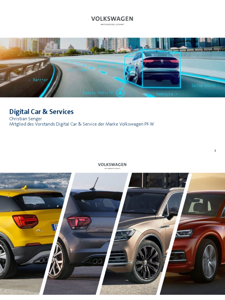 Digital Car & Services Christian Senger Mitglied Des Vorstands Digital