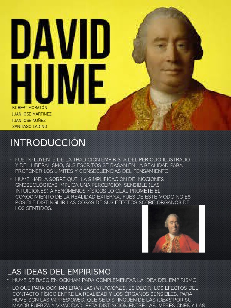 David Hume y el Empirismo Ilustrado | PDF | Empirismo | David Hume