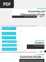 Economies and Diseconomies of Scale