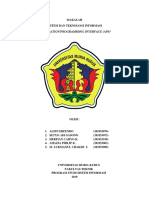 ALFIN ERFENDO (201953076) SETYO ADI SASONO (201953073) HERFIAN CAHYO K. (201953108) 4.AHAZIA PHILIP K. (201953063) M. LUKMANUL CHAKIM I. (201953098) - Application Programming Interface (API) PDF