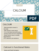 Calcium: Micronutrients Essential For Bone Health