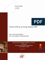 Diseño de Placas de Anclaje Con Columna H PDF