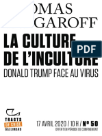 La Culture de L'Inculture: Donald Trump Face Au Virus