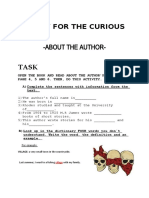 About The Author's Life Activity - Stories For The Curious