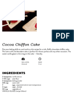 Chocolate Chiffon Cake Recipe With Vanilla Glaze - HERSHEY'S Kitchens