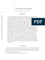 Gamma Ray Pulsar Population Constraints